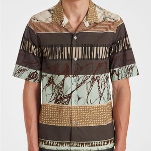 Paul Smith Cotton 'Assembled Stripe' Shirt